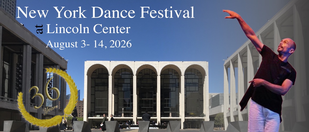 New York Dance Festival - 2026 - Lincoln Center - banner - Gregory Livingston web
